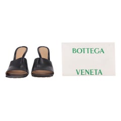 Bottega Veneta Lambskin Stretch Mule Sandals