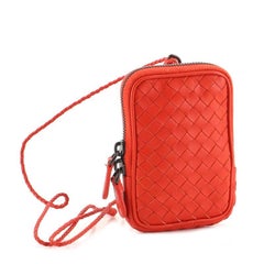 Bottega Veneta Lanyard Zip Pouch Intrecciato Nappa