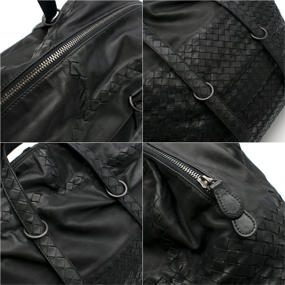 Bottega Veneta Large Black Intrecciato Leather Tote Bag 1