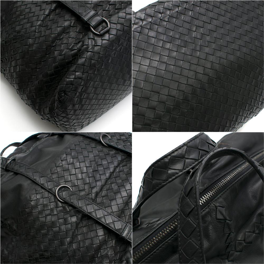 Bottega Veneta Large Black Intrecciato Leather Tote Bag 2