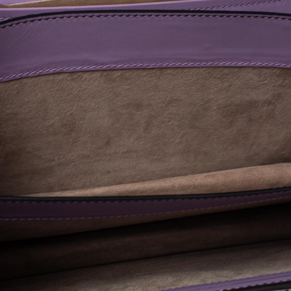 Bottega Veneta Lavender Intreccaito Leather Wingtip City Knot Shoulder Bag 1