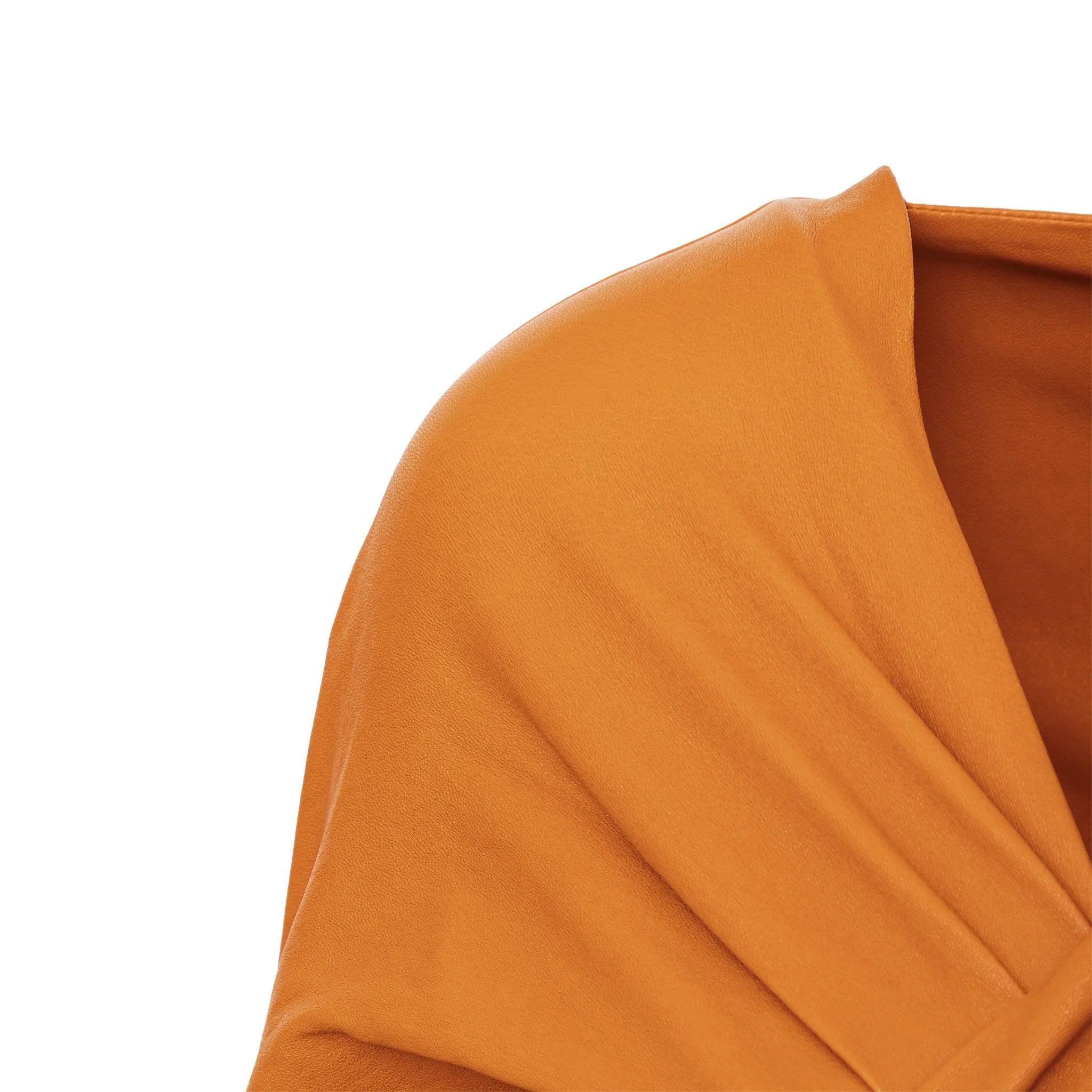 Abito midi in pelle di Bottega Veneta - Anni '20 in vendita 5