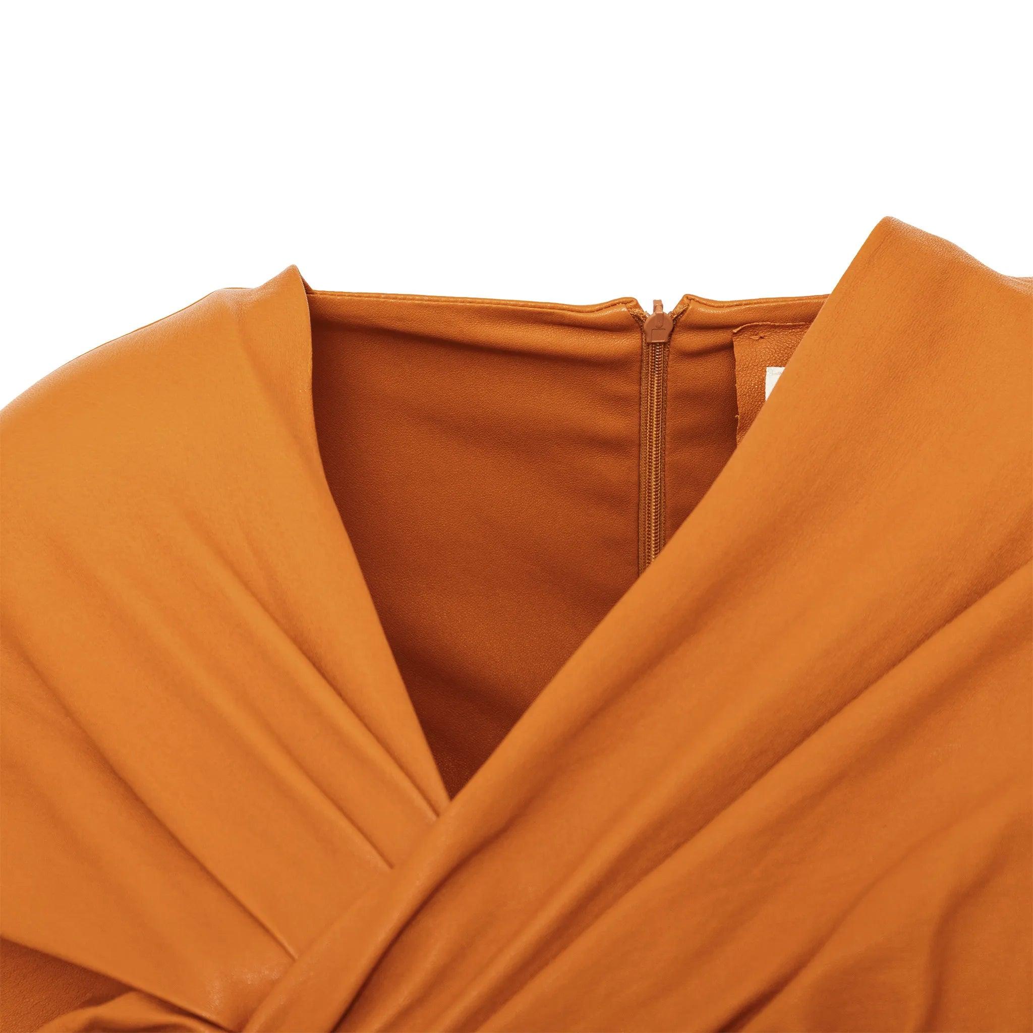 Abito midi in pelle di Bottega Veneta - Anni '20 in vendita 4