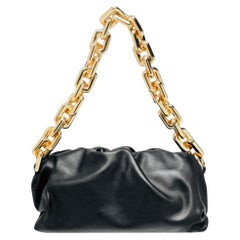Bottega Veneta Leather Pouch Chain Bag