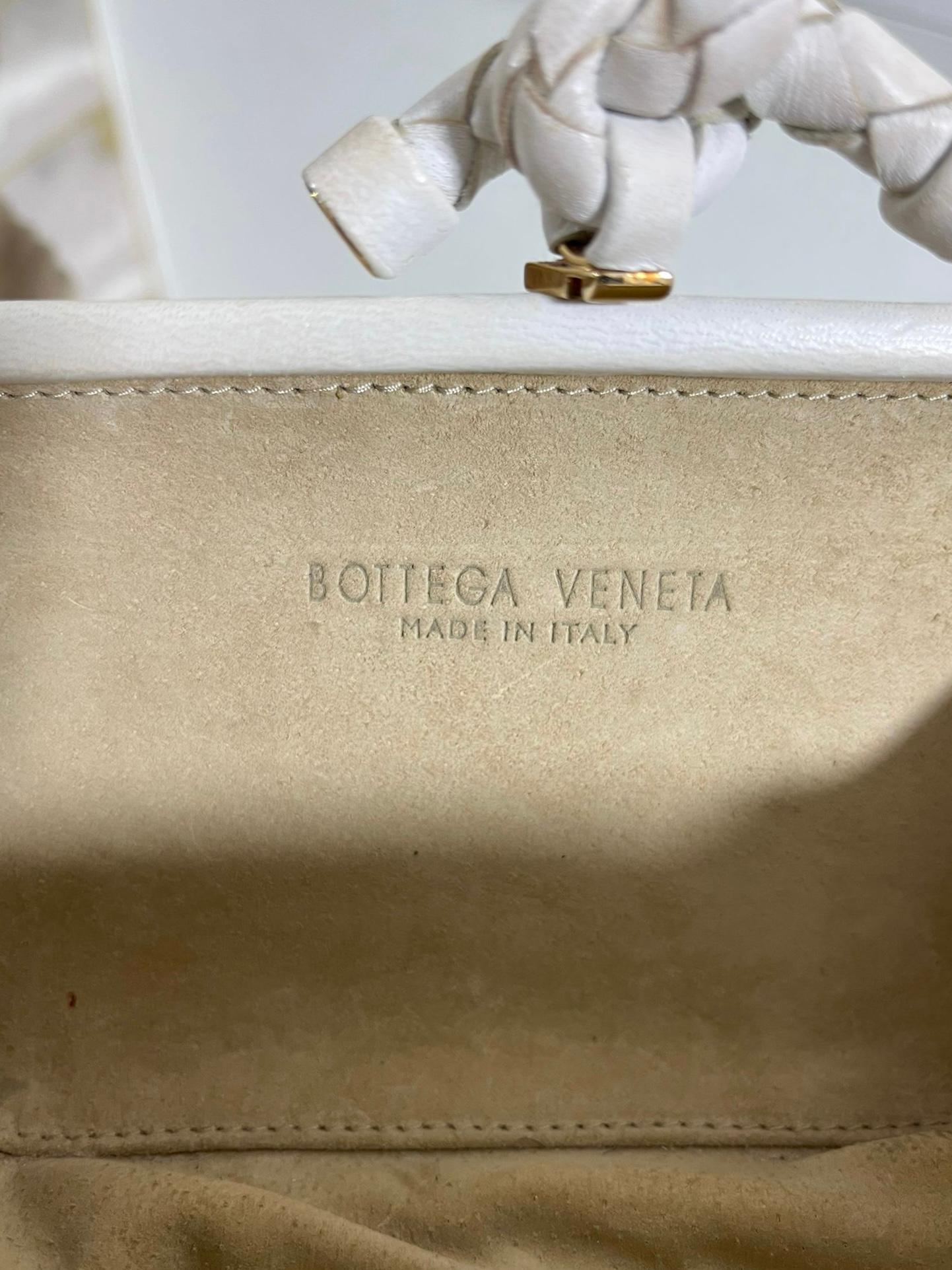Bottega Veneta Leather Top Knot Clutch Bag 3