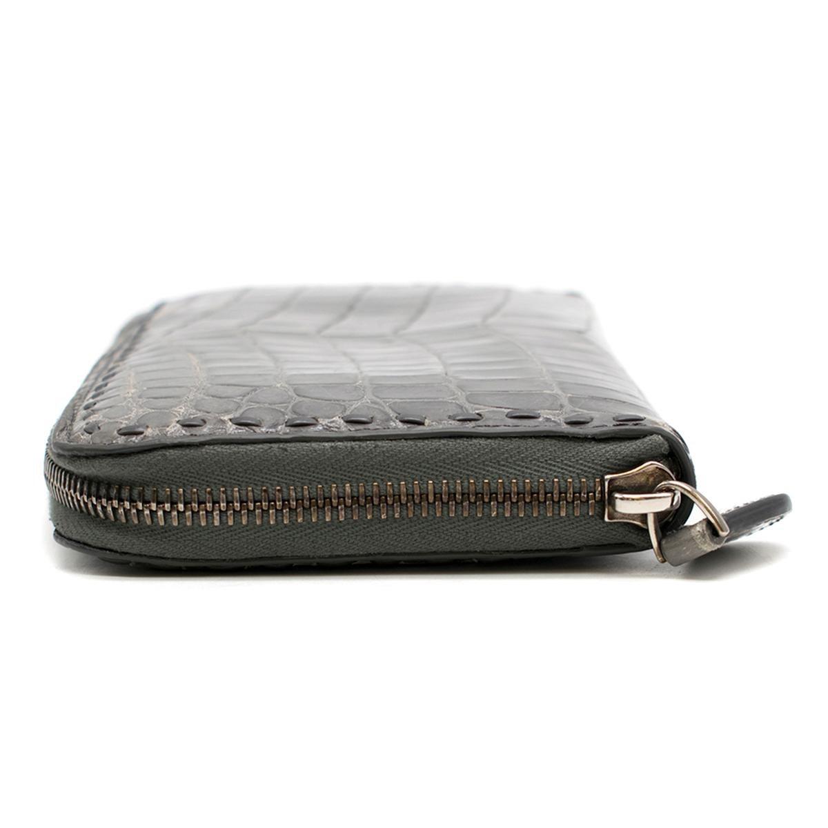 Women's Bottega Veneta Leather Zip Around Leather Wallet