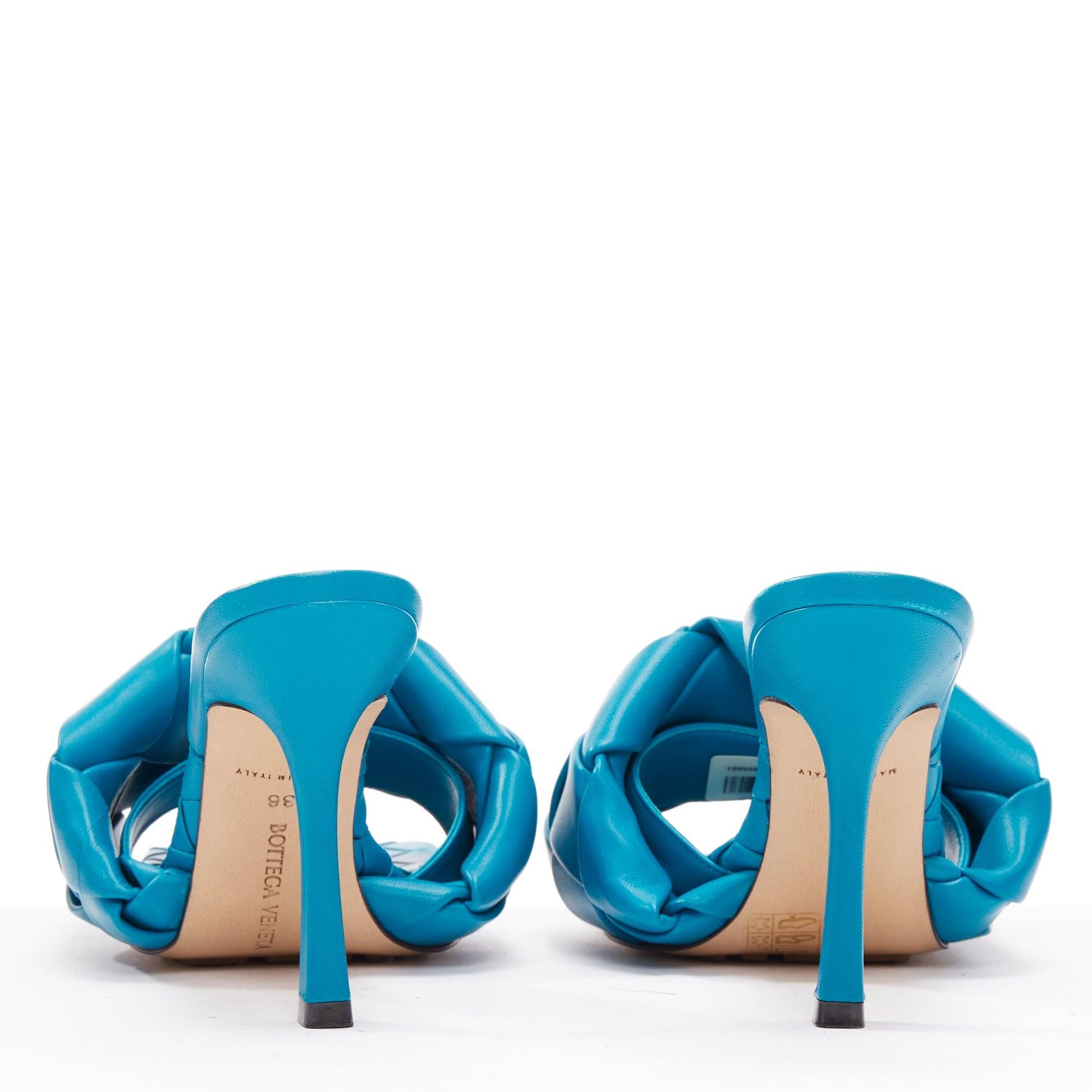 BOTTEGA VENETA Lido Maxi Intrecciato mules à talon bobine en cuir tressé EU36 Pour femmes en vente