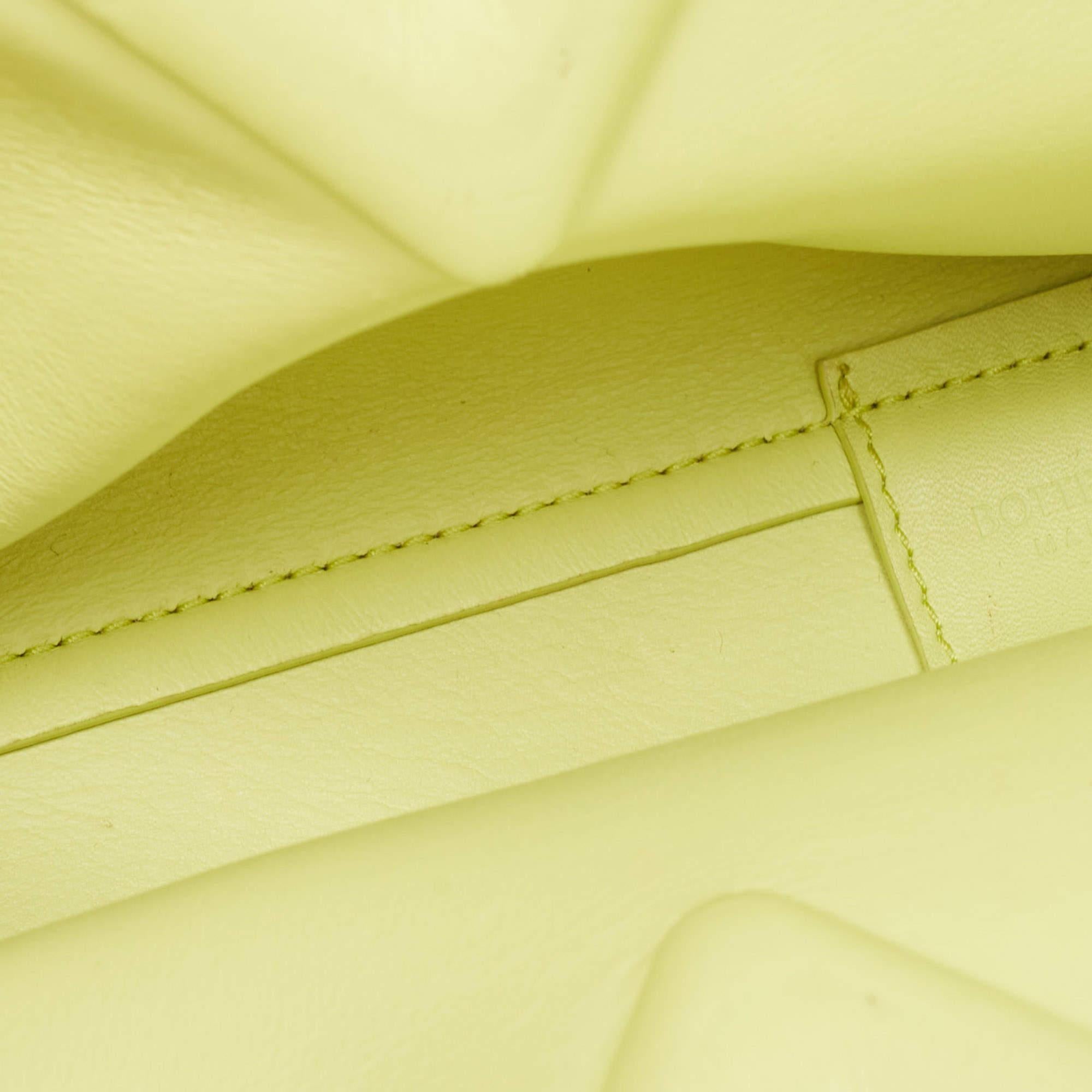 Bottega Veneta Light Green Leather Small Point Shoulder Bag 5