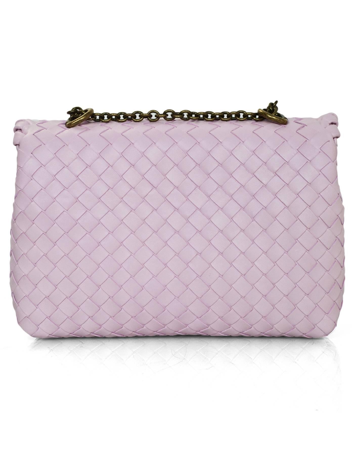 Women's Bottega Veneta Light Pink Dragee Intrecciato Woven Leather Baby Olimpia Bag 