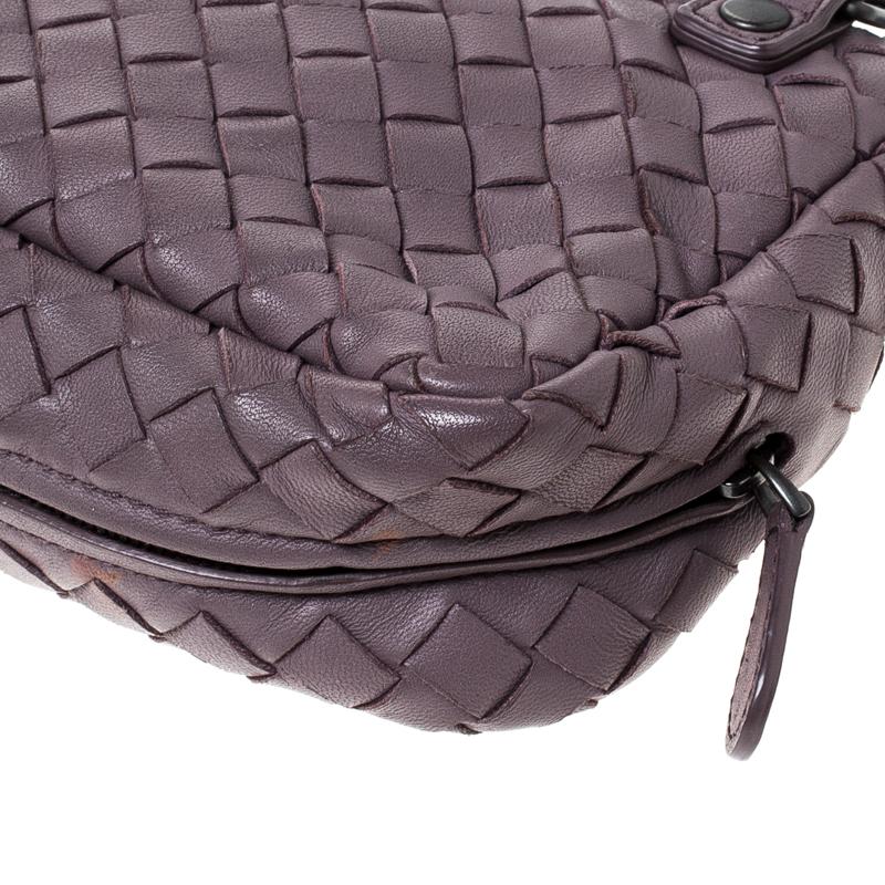 Bottega Veneta Light Purple Intrecciato Small Chain Crossbody Bag 2