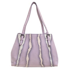 Monalisa-Tasche aus lila und Intrecciato-Leder von Bottega Veneta