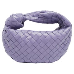 Bottega Veneta Lilac Leather Mini BV Jodie Bag