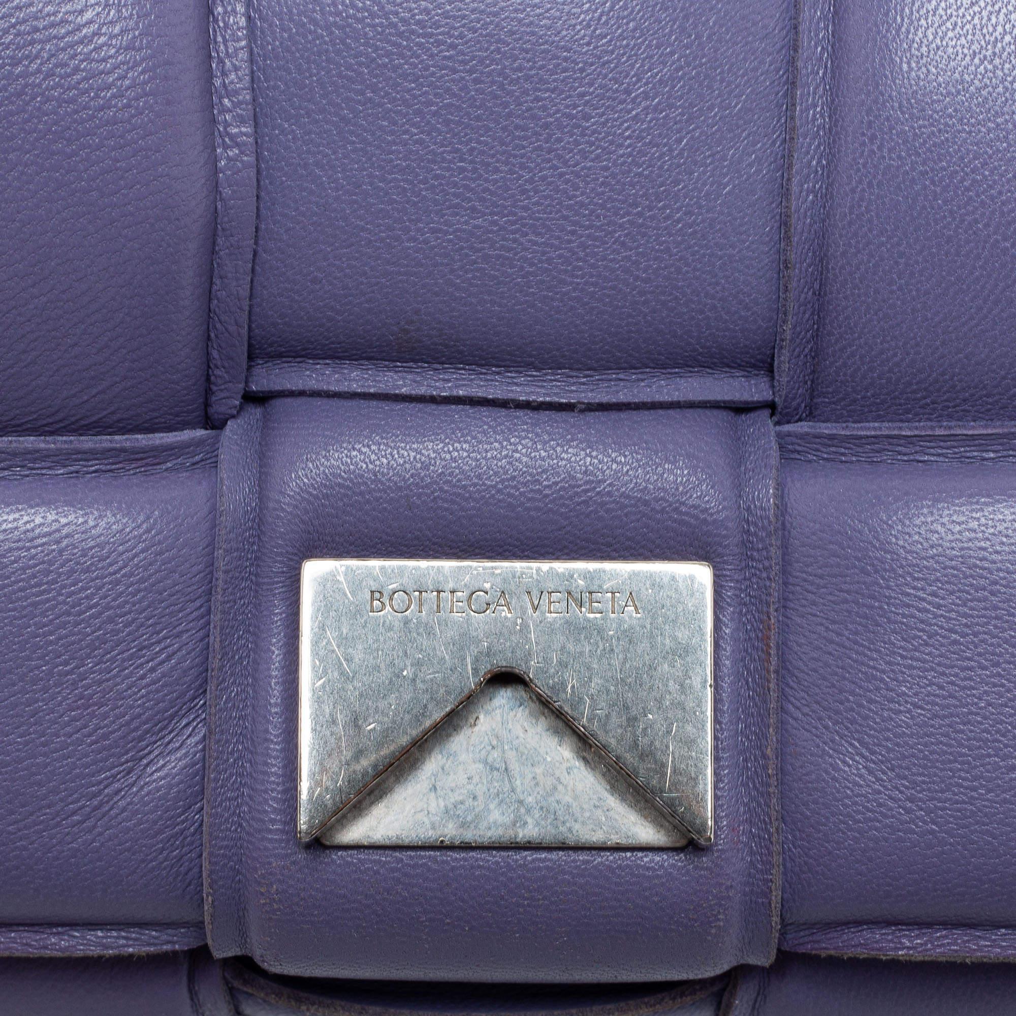 Bottega Veneta Lilac Padded Leather Cassette Shoulder Bag 8