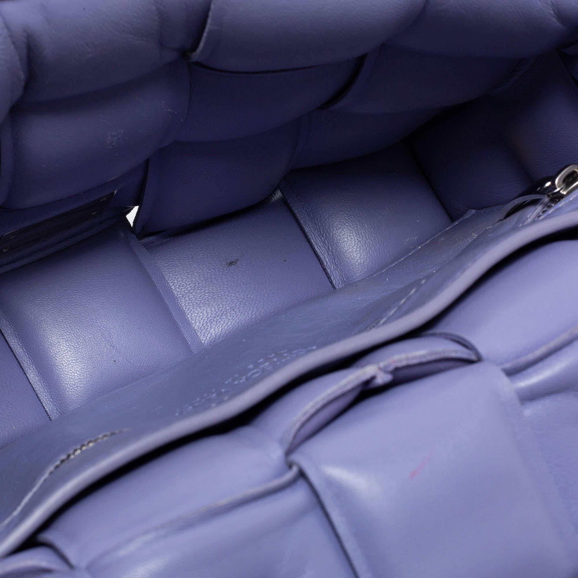 Bottega Veneta Lilac Padded Leather Cassette Shoulder Bag 3