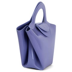 BOTTEGA VENETA lilac purple patent leather 2021 DOLL SMALL TOTE Bag