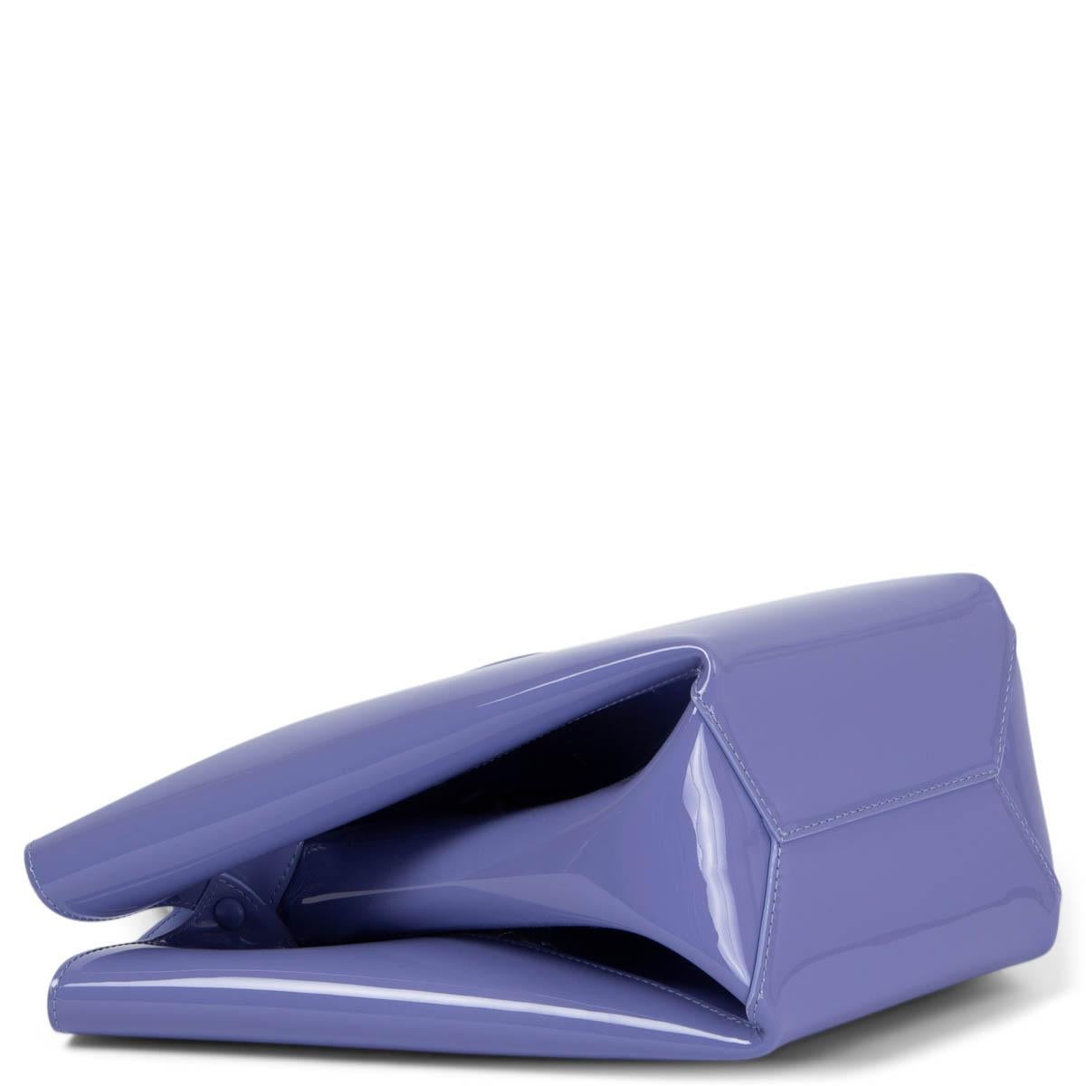 Purple BOTTEGA VENETA lilac purple patent leather 2021 DOLL SMALL TOTE Bag For Sale