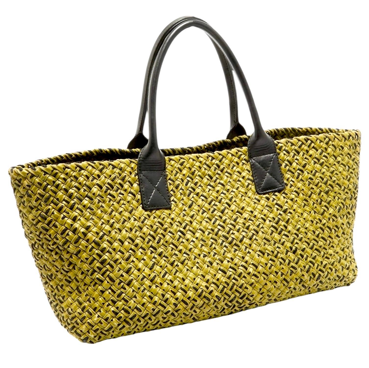 Bottega Veneta Edizione Limitata Grande Cabat Tessuto Tote Tracolla Borsa Shopper In condizioni buone in vendita a Switzerland, CH