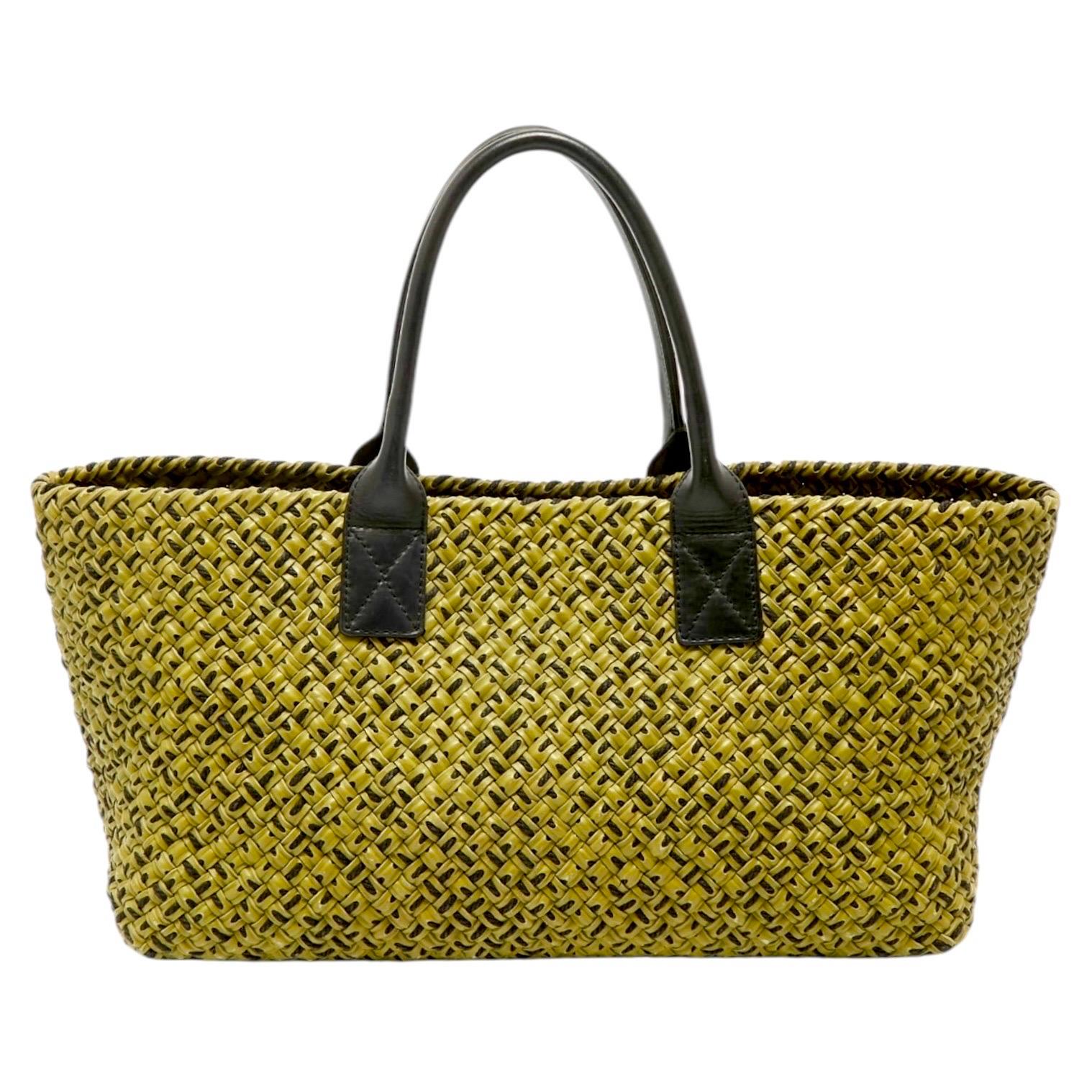 da uomo o donna Bottega Veneta Edizione Limitata Grande Cabat Tessuto Tote Tracolla Borsa Shopper in vendita