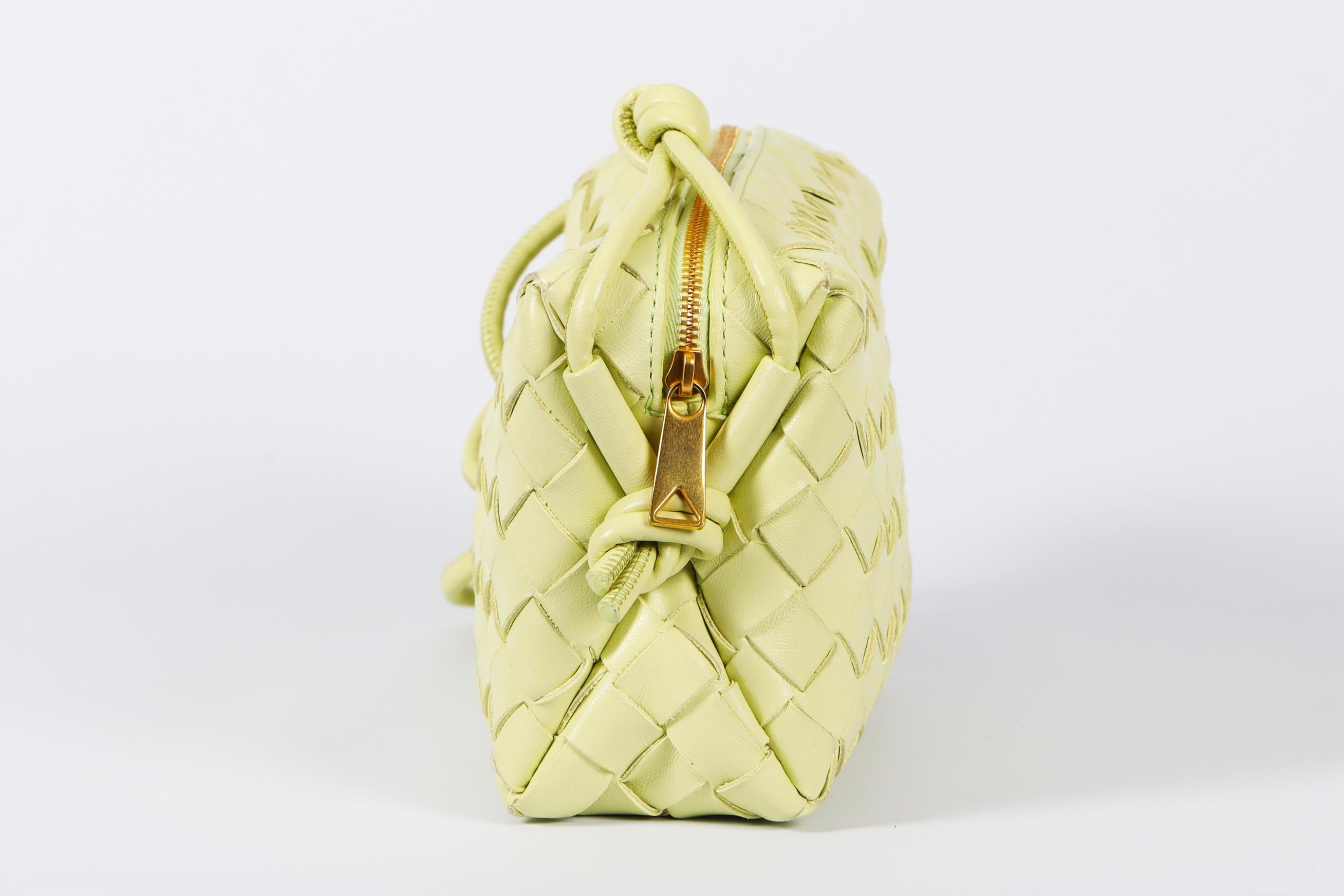 Women's Bottega Veneta Loop Mini Intrecciato Leather Shoulder Bag For Sale