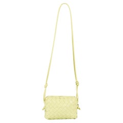 Used Bottega Veneta Loop Mini Intrecciato Leather Shoulder Bag