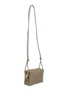 Bottega Veneta Loop Mini Shoulder Bag — Beige