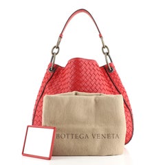 Bottega Veneta Loop Shoulder Bag Intrecciato Nappa Medium