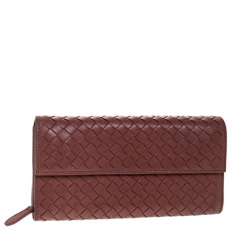 manhattan small contrast-trim leather wallet