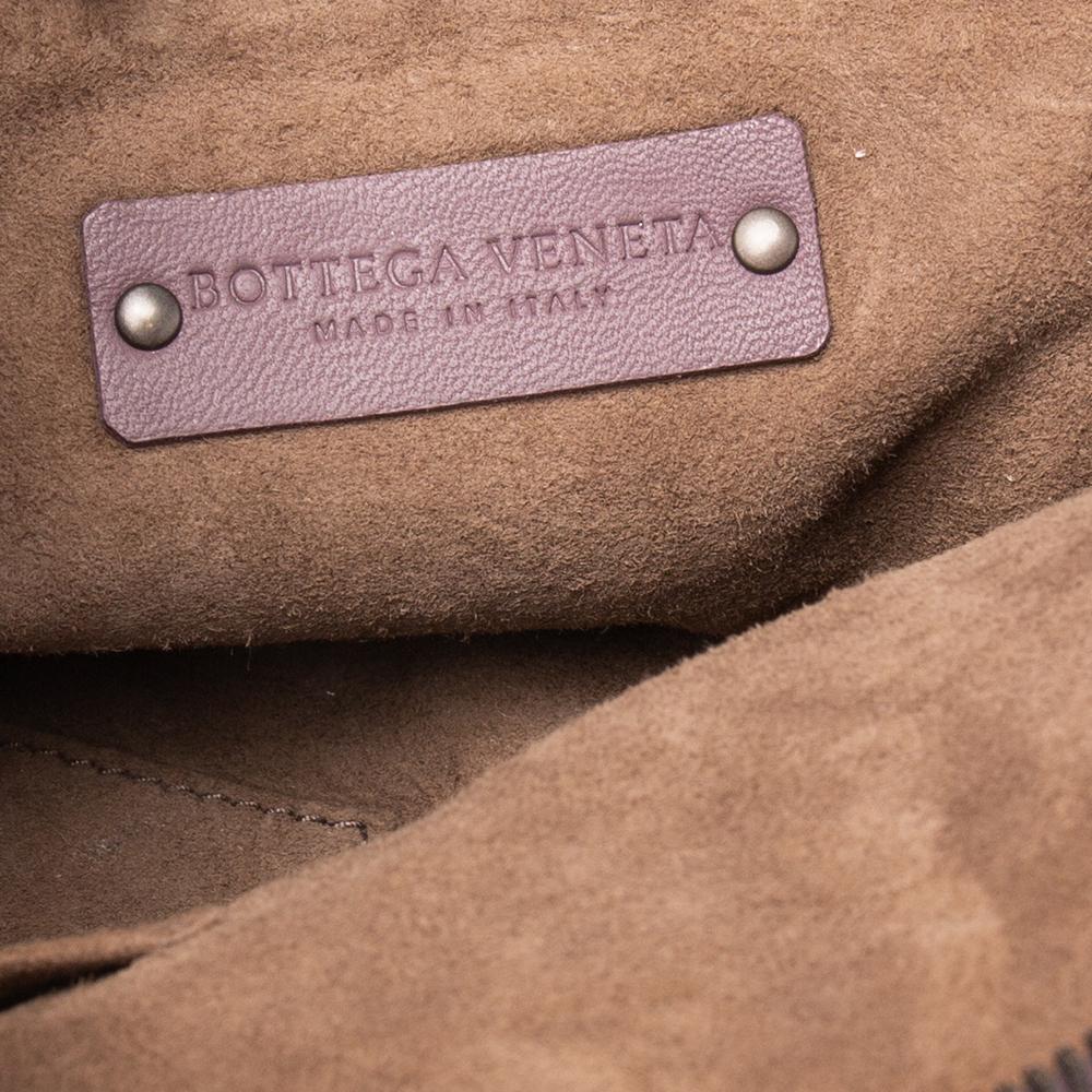 Bottega Veneta Mauve Intrecciato Leather Nodini Crossbody Bag 1