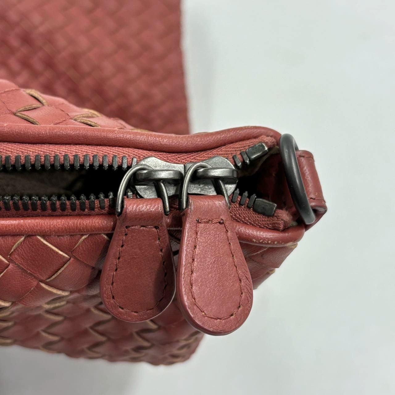 Bottega Veneta Maxi Convertible Tote Bag Brick Red Leather Two-way Carry 50cm 5