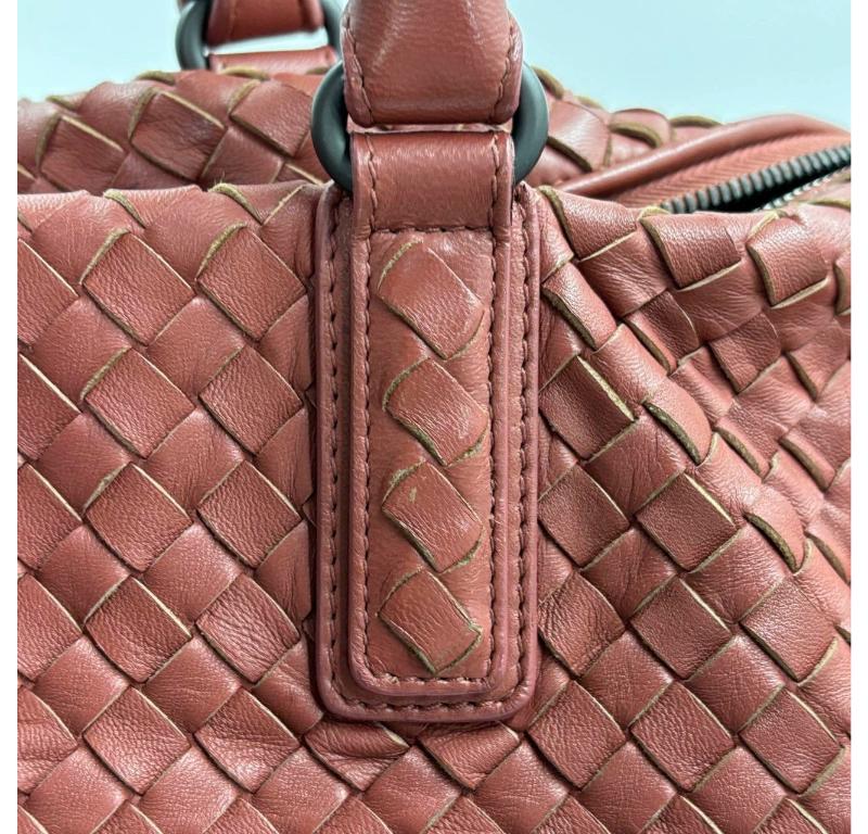 Bottega Veneta Maxi Convertible Tote Bag Brick Red Leather Two-way Carry 50cm 11
