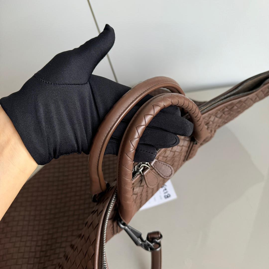 Bottega Veneta Maxi Convertible Tote Bag Chocolate Brown Leather 50cm 12