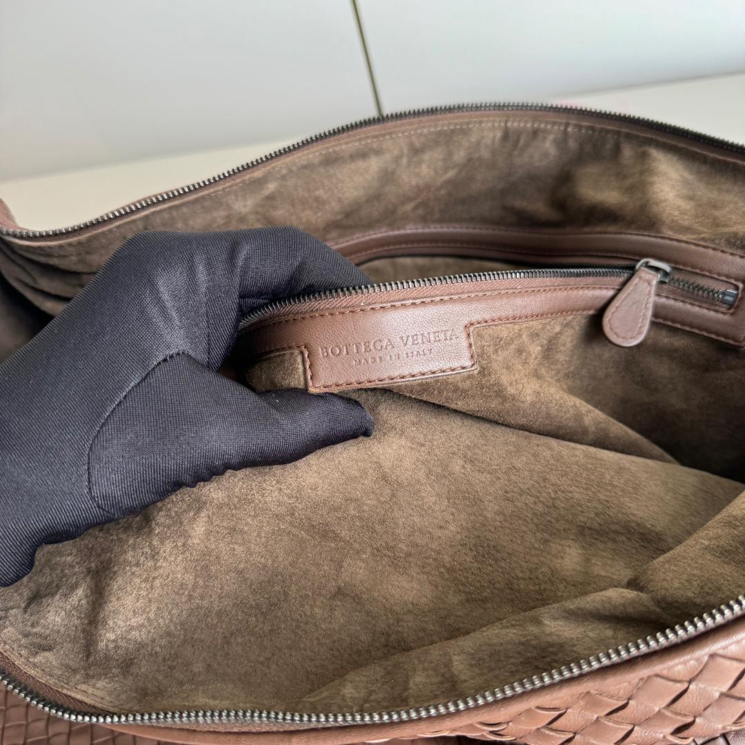 Bottega Veneta Maxi Convertible Tote Bag Chocolate Brown Leather 50cm 14