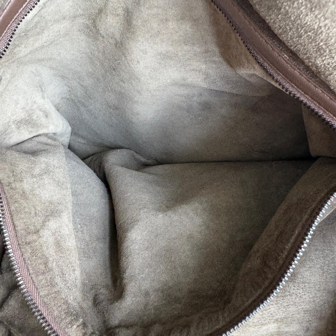 Bottega Veneta Maxi Convertible Tote Bag Chocolate Brown Leather 50cm 15