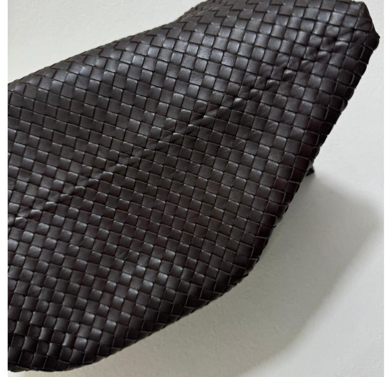 Bottega Veneta Maxi Convertible Tote Bag Dark Brown Leather Two-way Carry 50cm 13