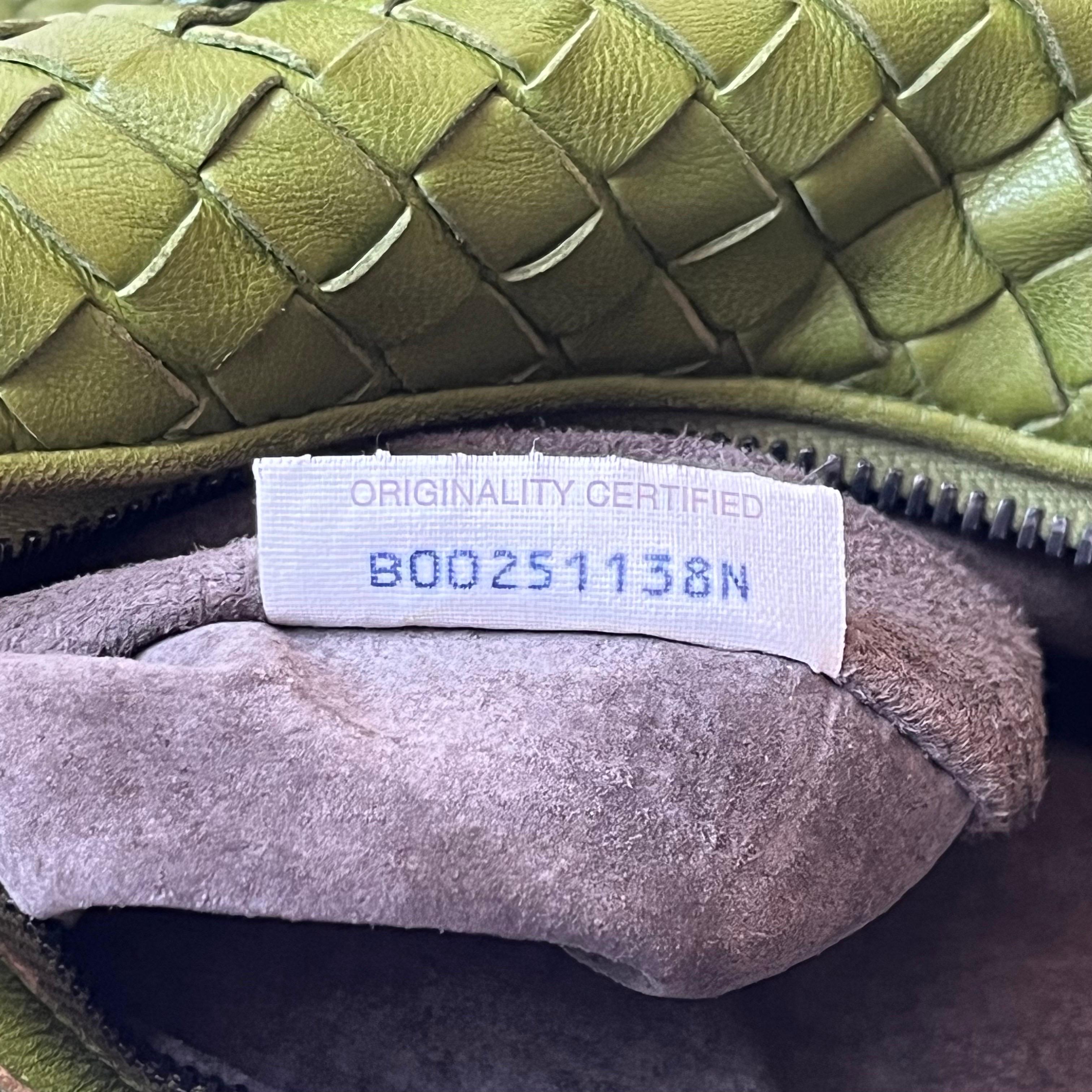 Bottega Veneta Maxi Convertible Tote Bag Hobo Green Leather Two-way Carry 52cm 8