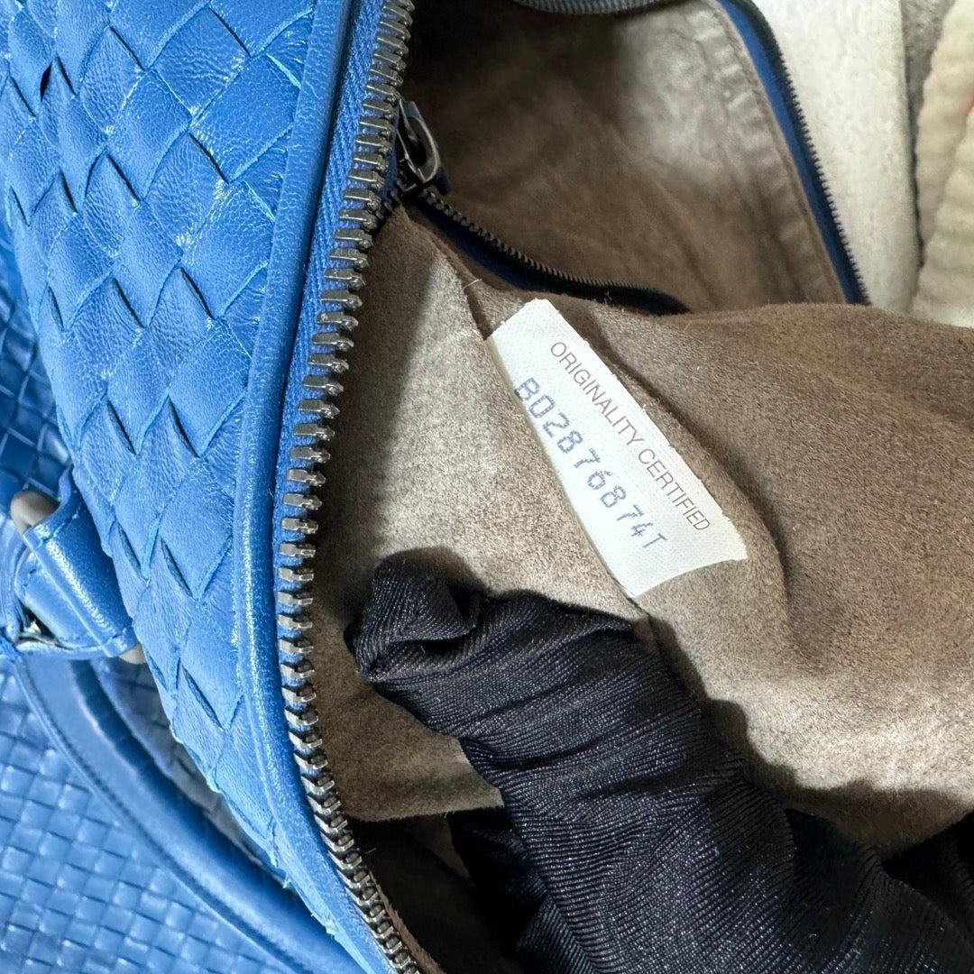 Bottega Veneta Maxi Convertible Tote Bag Hobo Navy Leather Two-way Carry 50cm 13