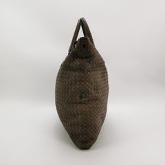 Bottega Veneta Maxi Convertible Tote Dark Chocolate Brown Leather 50cm