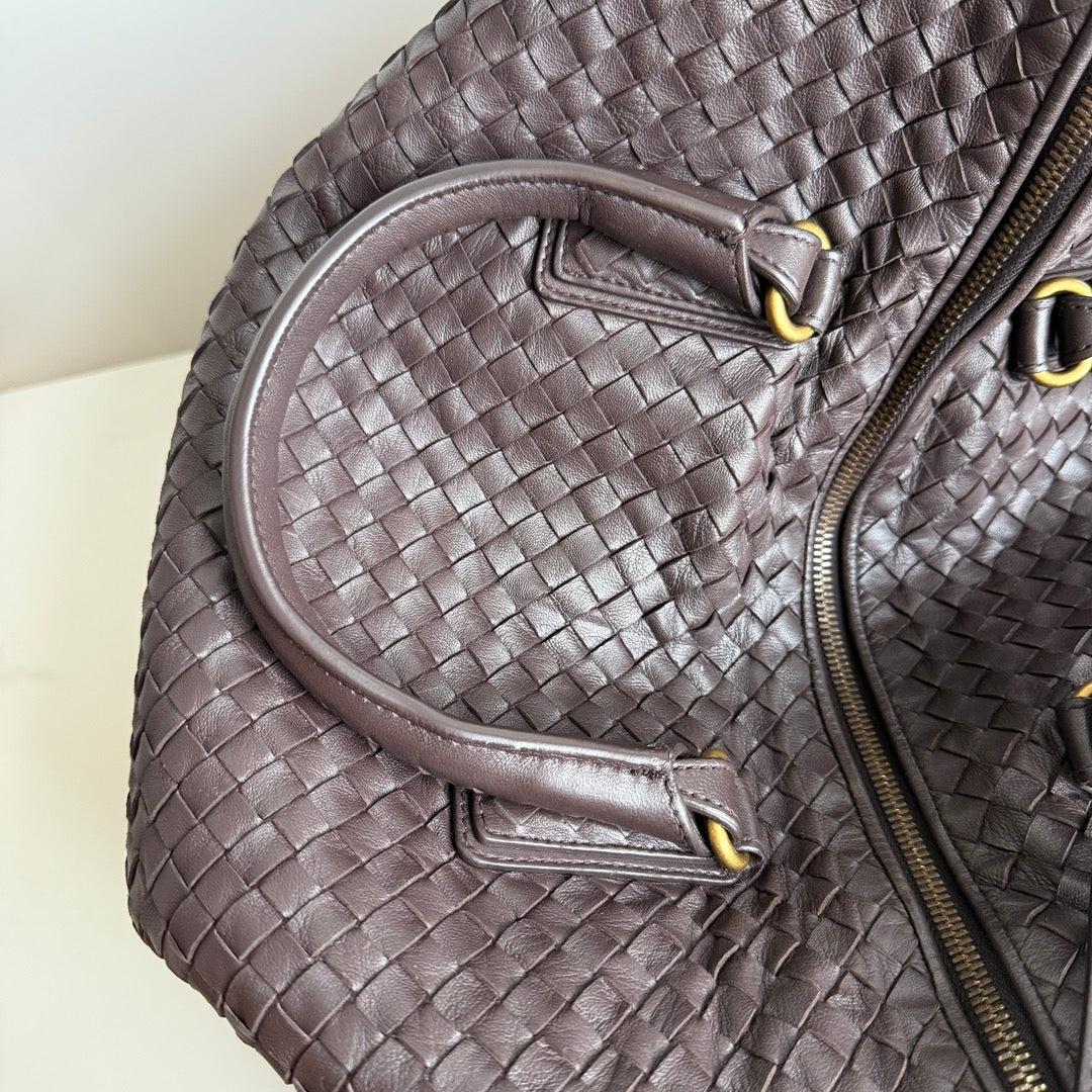 Bottega Veneta Maxi Convertible Tote Dark Chocolate Brown Leather Gold HW 50cm 3