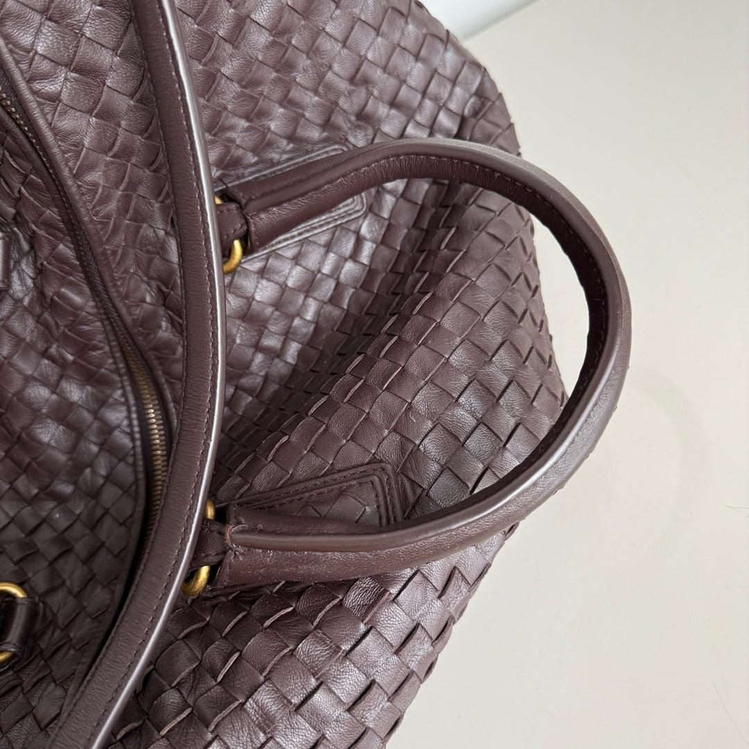 Bottega Veneta Maxi Convertible Tote Dark Chocolate Brown Leather Gold HW 50cm 4