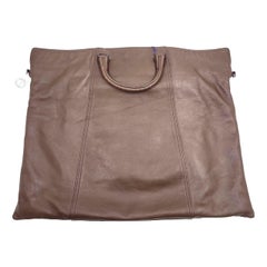 Bottega Veneta Maxi Convertible Tote Dunkelschokolade Braun Glattleder 50cm