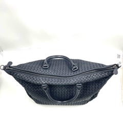 Bottega Veneta Maxi Convertible Tote Dark Navy Leather 50cm