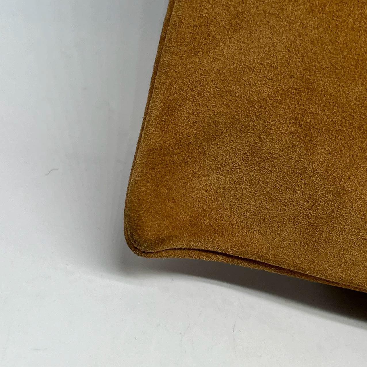 Bottega Veneta Maxi Messenger Bag Suede Leather Tan For Sale 4