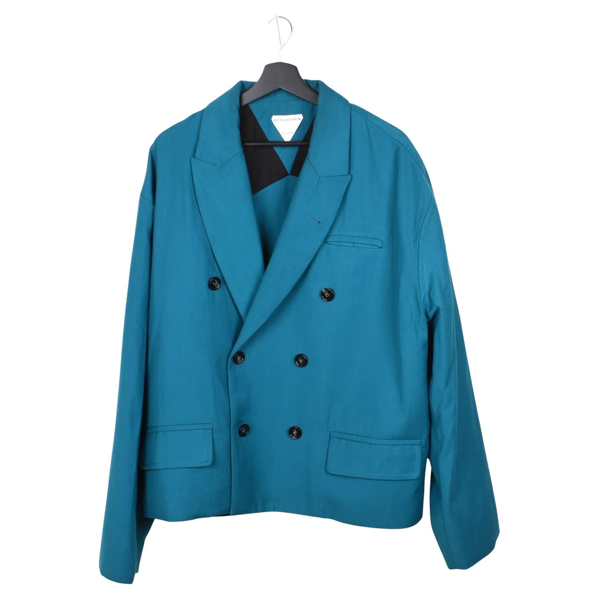 Bottega Veneta Herren Jacke Heavy Peacoat Style Größe IT50-Large, S1646 im Angebot