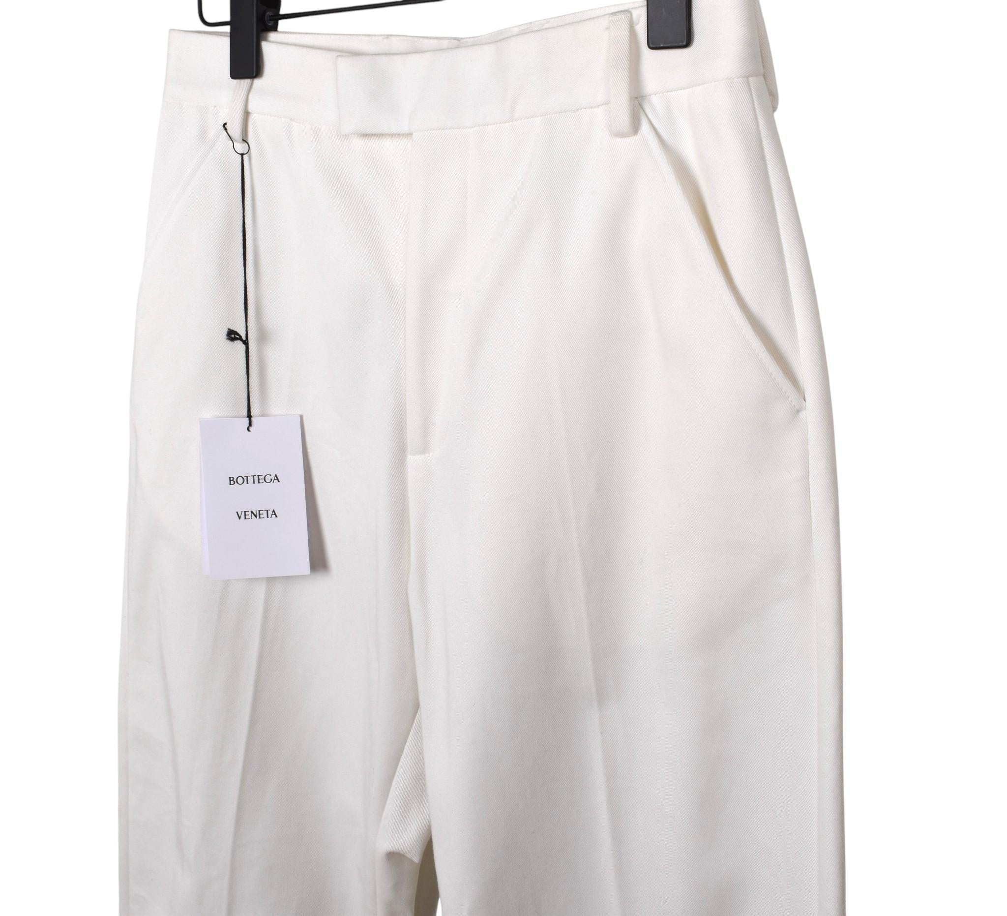 Bottega Veneta Männer Hosen  Chinos Größe IT48-Small Taille (Grau) im Angebot