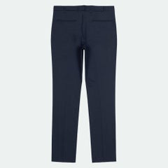 Bottega Veneta Men's Blue Wool Cotton Blend Casual Trousers IT54 L/XL