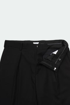 Pantalon pour homme Bottega Veneta, modèle M, noir, en laine et coton mélangés