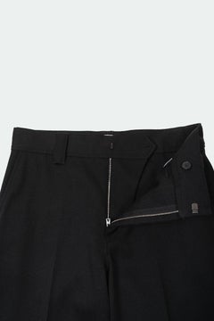 Bottega Veneta Men's Classic Cut Black Wool Trousers Size S/M, New