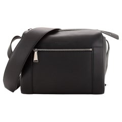 Bottega Veneta Messenger Bag Leather with Rubberized Canvas Medium