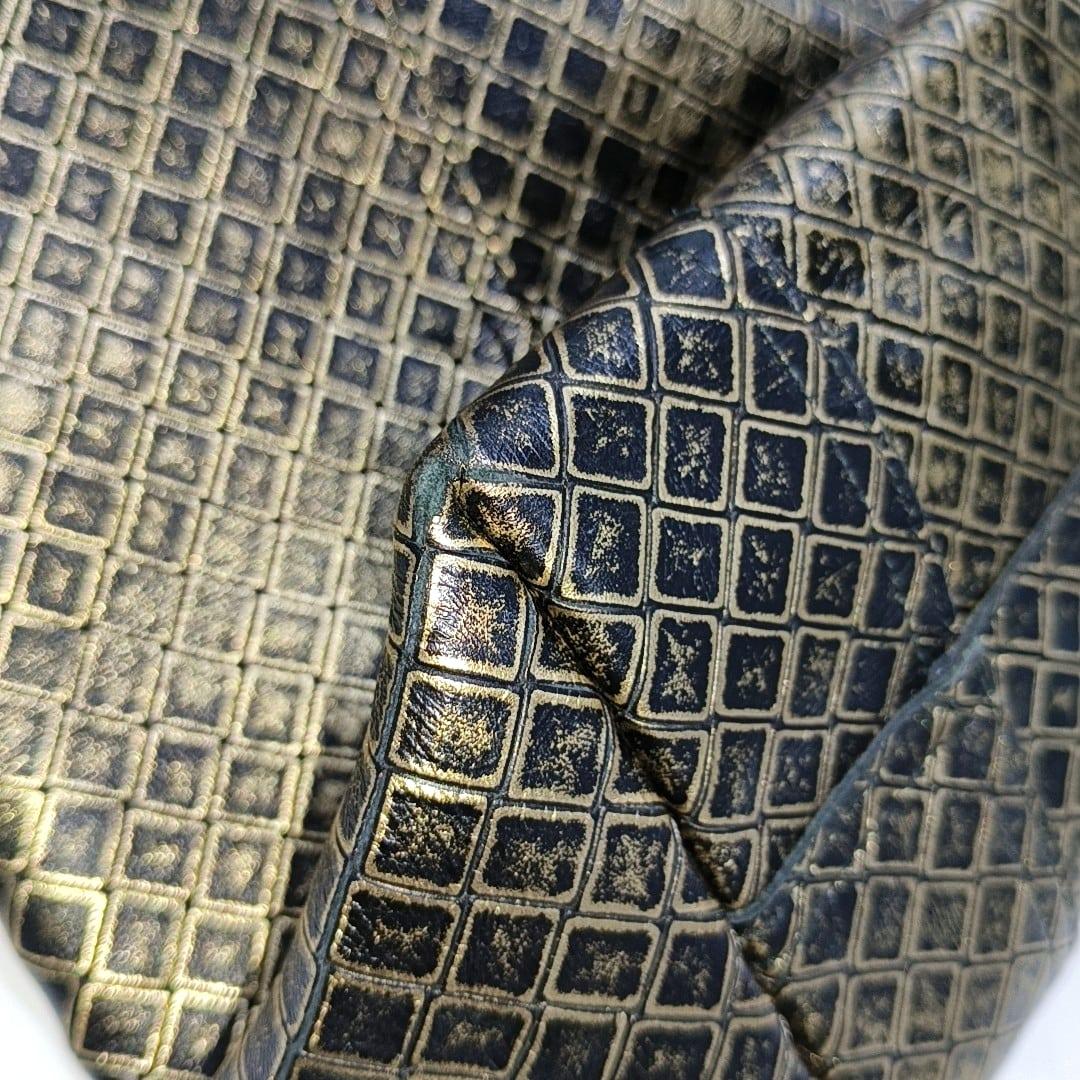 Bottega Veneta Metallic Black Gold Intrecciomirage Leather Tote Bag 7