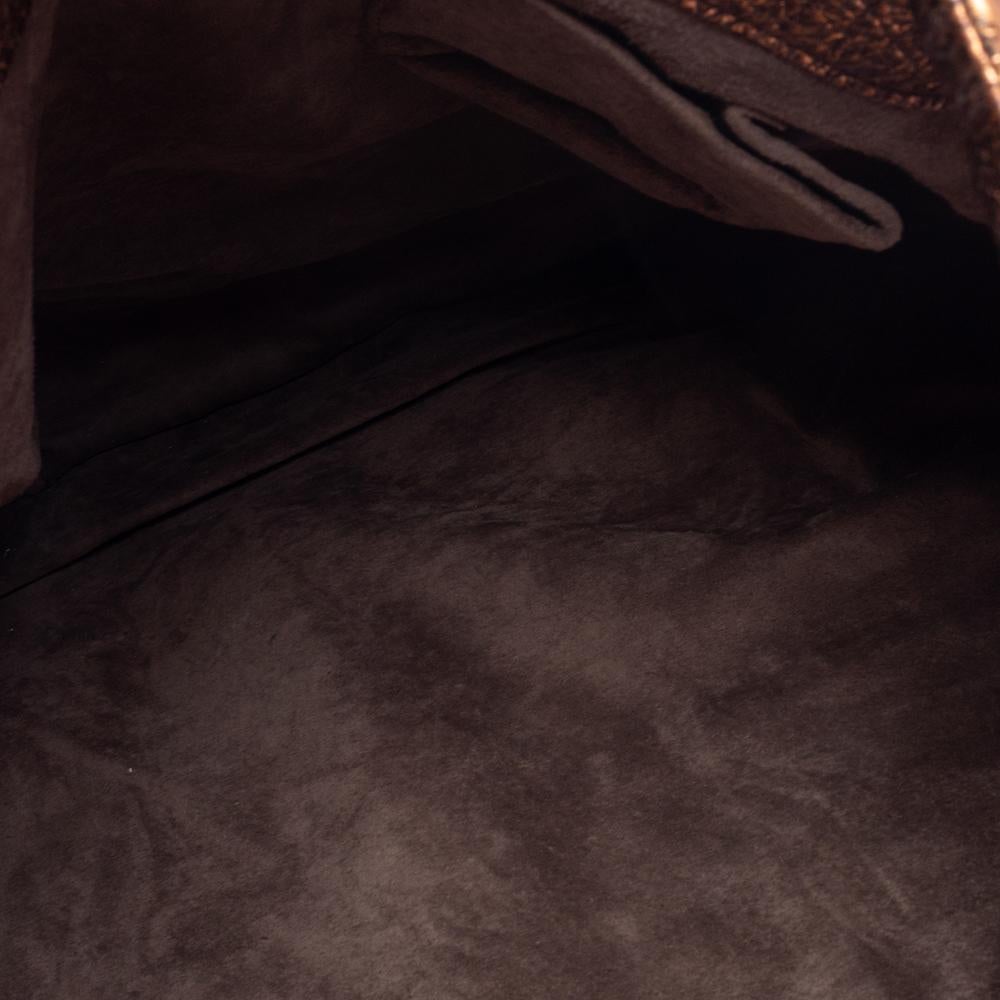 Bottega Veneta Metallic Kupfer Gold Leder Cervo Hobo 4